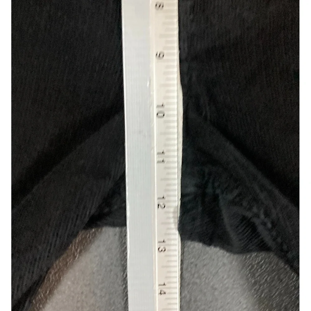 Banana Republic Men 35x32 Corduroy Pants Black Button Fly 100% Cotton‎ Preppy